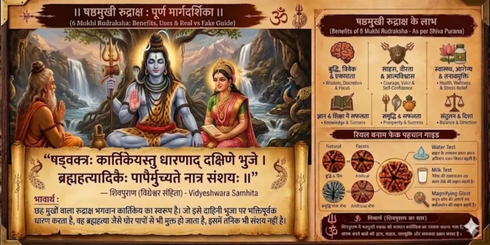 6 mukhi rudraksha benefits