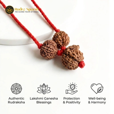 Laxmi Ganesh Rudraksha Kawach - Image 3