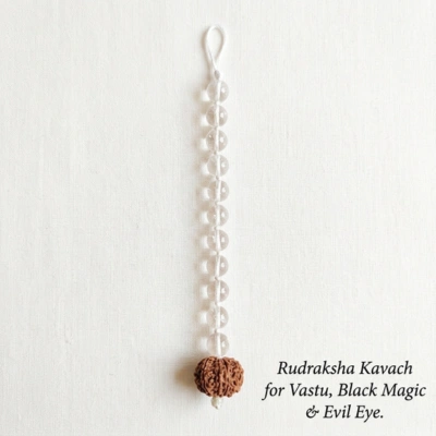 Buy Rudraksha Kavach for Vastu, Black Magic & Evil Eye