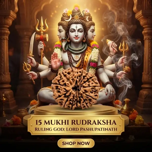 15 mukhi rudraksha benefits