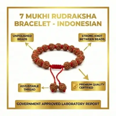 7 mukhi rudraksha bracelet benefits
