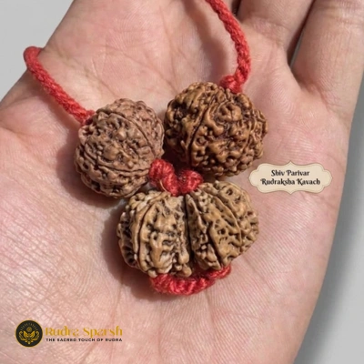 Shiv Parivar Rudraksha Kawach - Image 2
